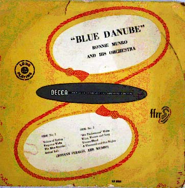 Johann STRAUSS Blue danube Ronnie MUNRO and his ORCHESTRA